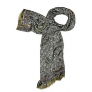 Foulard 100% seda estampada "Jaipur